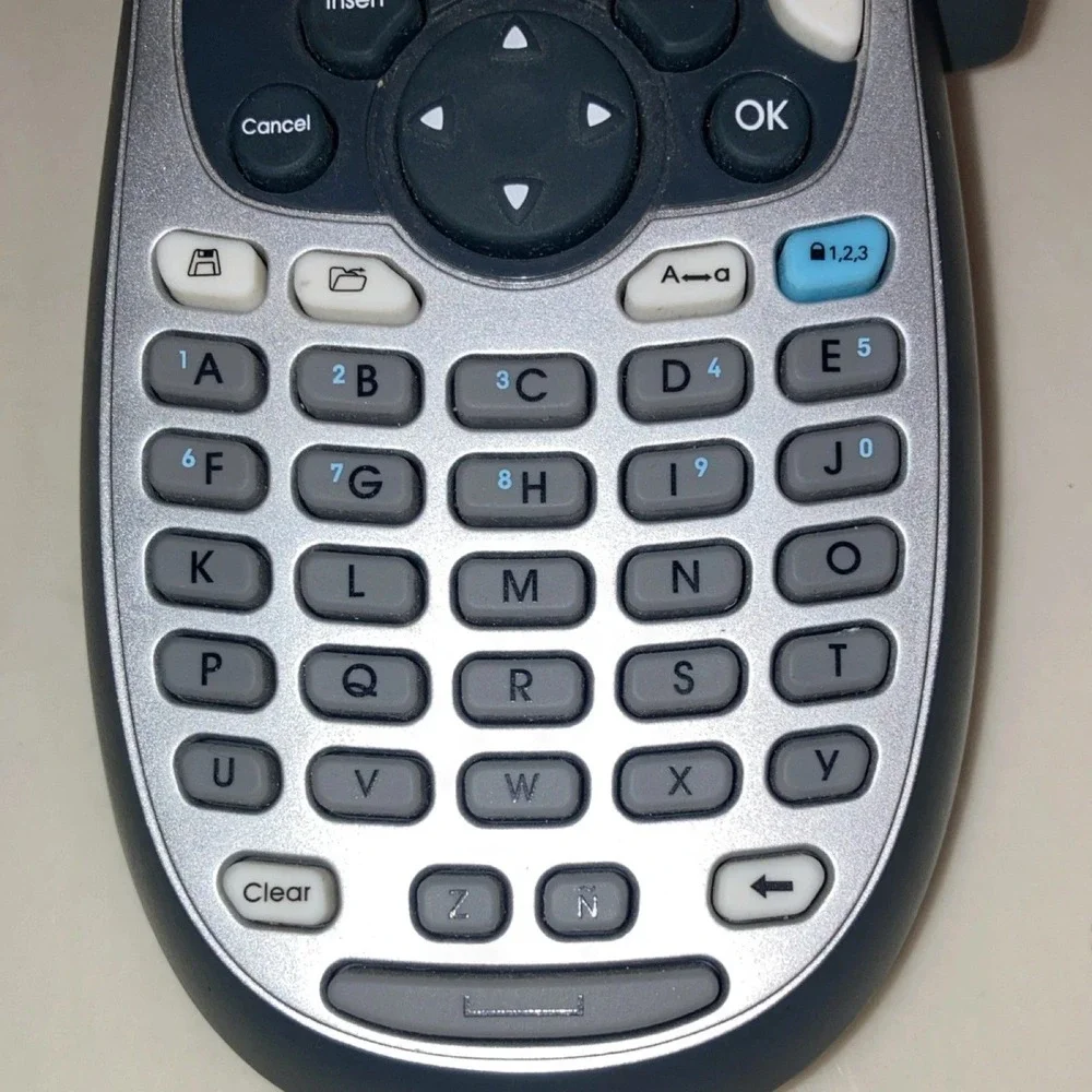 Dymo LetraTag LT-100H Handheld Label Maker Silver Gray Portable Thermal Printer